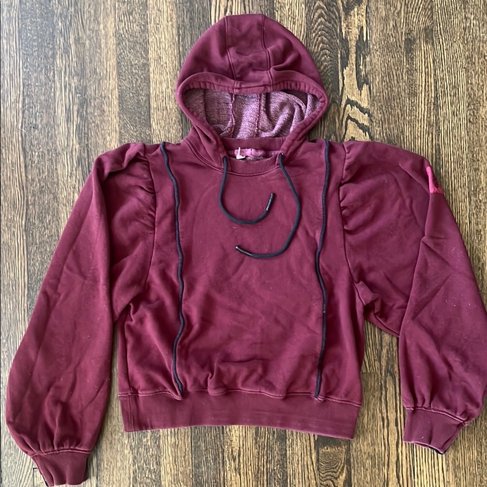 FP Movement burgundy hoodie